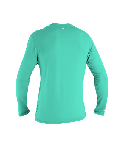 O'Neill Basic Skins Girls Long Sleeve Sun Shirt - Light Aqua