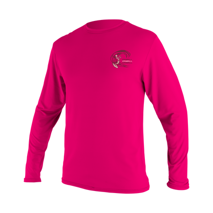 O'Neill Basic Skins Childrens Long Sleeve Sun Shirt (Age 2) SAMPLE - Watermelon