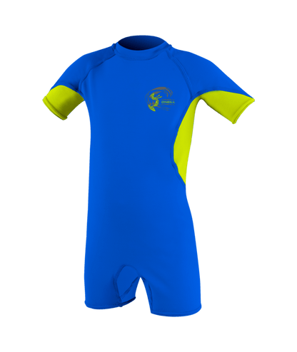 O'Neill Basic Skins Boys Back Zip UV Spring - Pacific/Lime/White