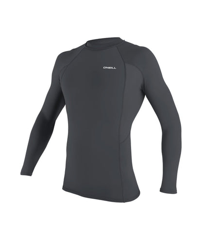 O'Neill Basic Skins Long-Sleeved Rash Guard in Graphite