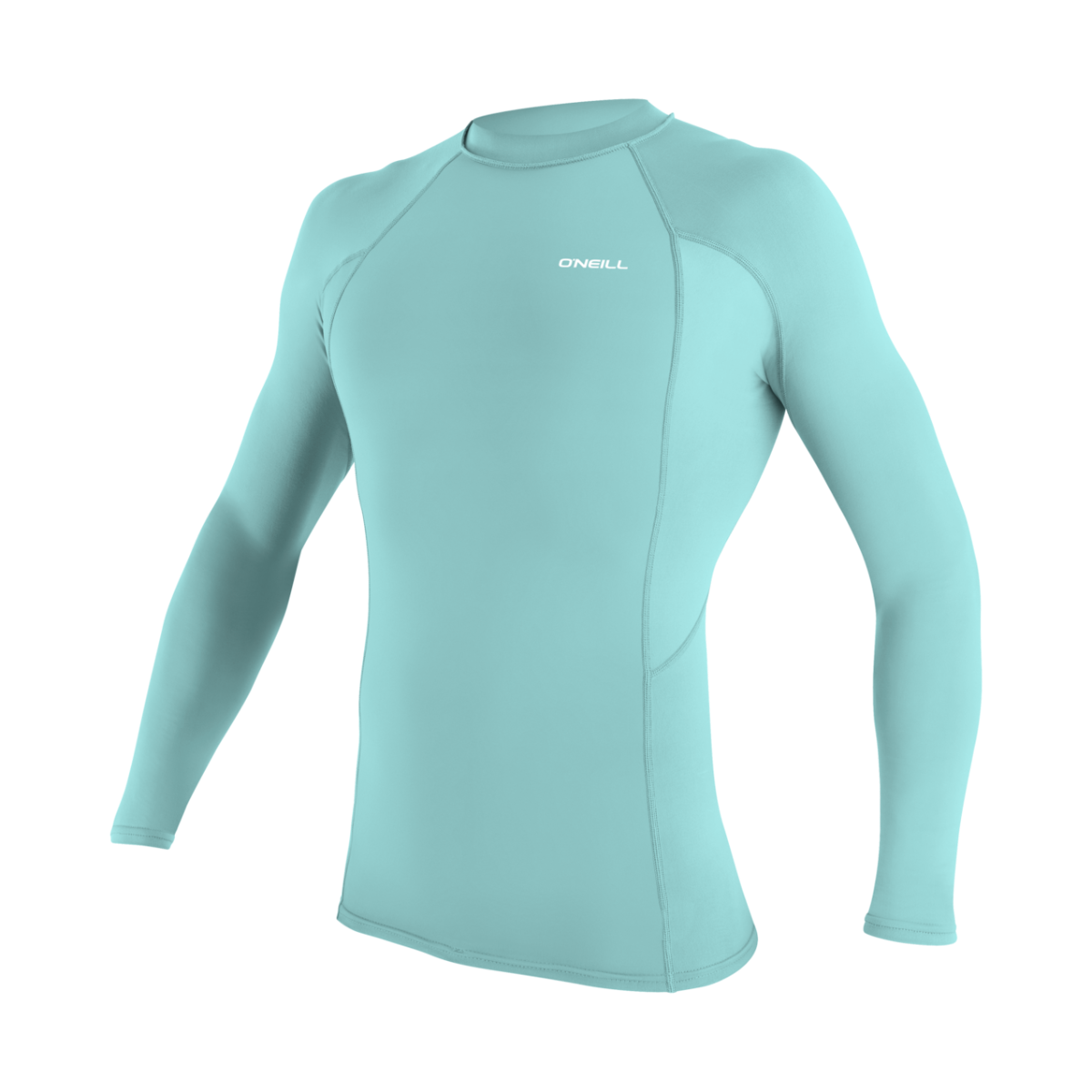 O'Neill Basic Skins Mens Long Sleeve Rash Guard (Medium) SAMPLE  - Canal Blue