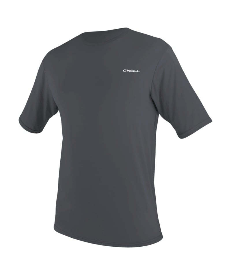 O'Neill Basic Skins Short-Sleeved Sun Shirt in Graphite