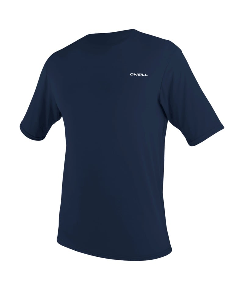 O'Neill Basic Skins Short-Sleeved Sun Shirt in Navy