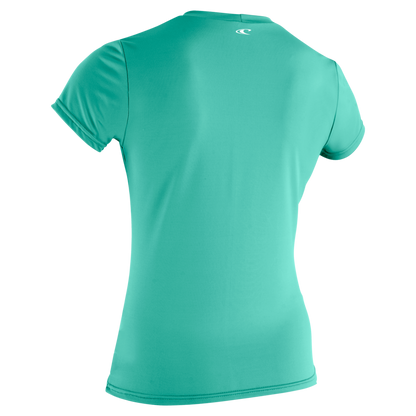 O'Neill Women's Basic Skins Short Sleeve Sun Shirt (Small) SAMPLE - Holiday