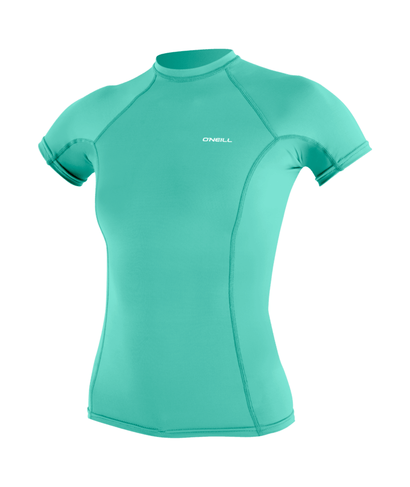 O'Neill Basic Skins Womens Short Sleeve Rash Guard - Holiday