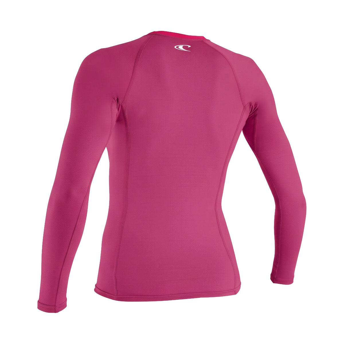 O'Neill Basic Skins Women's Long Sleeve SAMPLE Rash Guard - Fox Pink