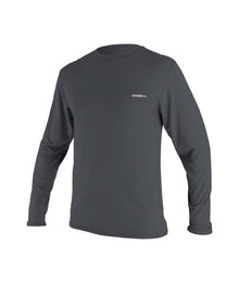 O'Neill Basic Skins Long-Sleeved Sun Shirt in Graphite