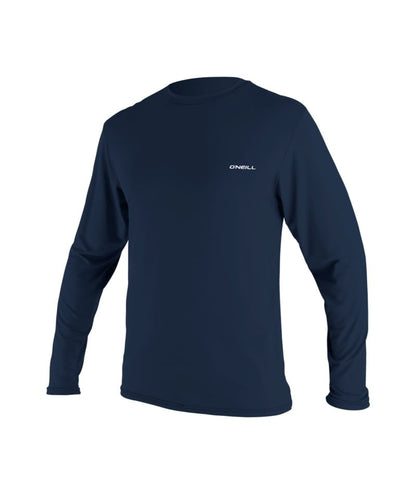 O'Neill Basic Skins Long-Sleeved Sun Shirt in Navy