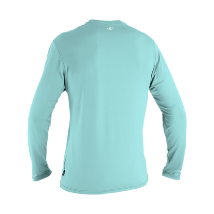 O'Neill Basic Skins Mens Long Sleeve Sun Shirt (Medium) SAMPLE - Canal Blue
