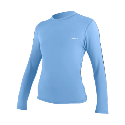 O'Neill Womens Basic Skins Long Sleeve Sun Shirt - Azurine