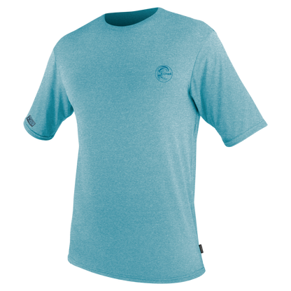 O'Neill Trvlr Hybrid Short Sleeve Graphic Sun Shirt (Medium) SAMPLE - Galaxy Blue
