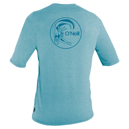O'Neill Trvlr Hybrid Short Sleeve Graphic Sun Shirt (Medium) SAMPLE - Galaxy Blue