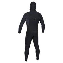 Combinaison hiver à cagoule O'Neill Hyperfreak Fire 5/4+ mm à zip poitrine 2026 - Black
