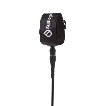 Surflogic Aircomp 6ft Leash - Black - Full View