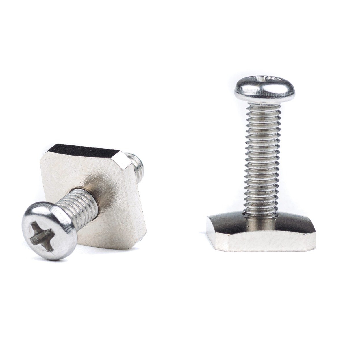 Surflogic Longboard Cross Head Fin Screw - Silver