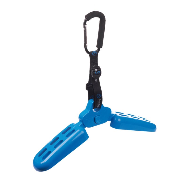 Surflogic Profold Srap System Wetsuit Hanger - Black/Blue - Full View