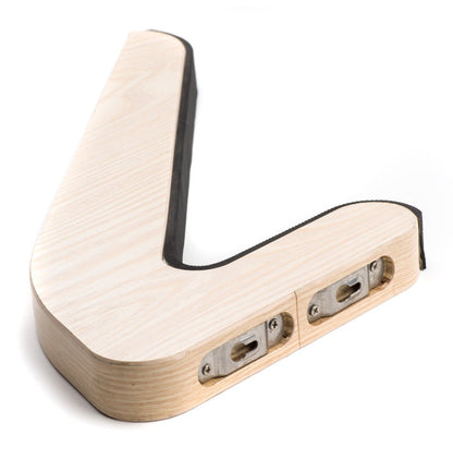 Wooden Longboard Wall Rack
