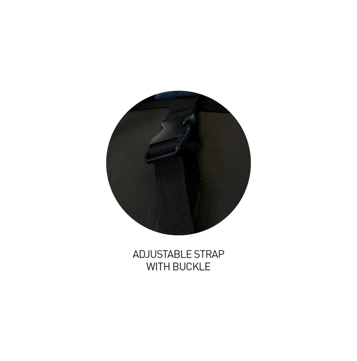 Surflogic Waterproof Dry-Bucket Bag 50L strap
