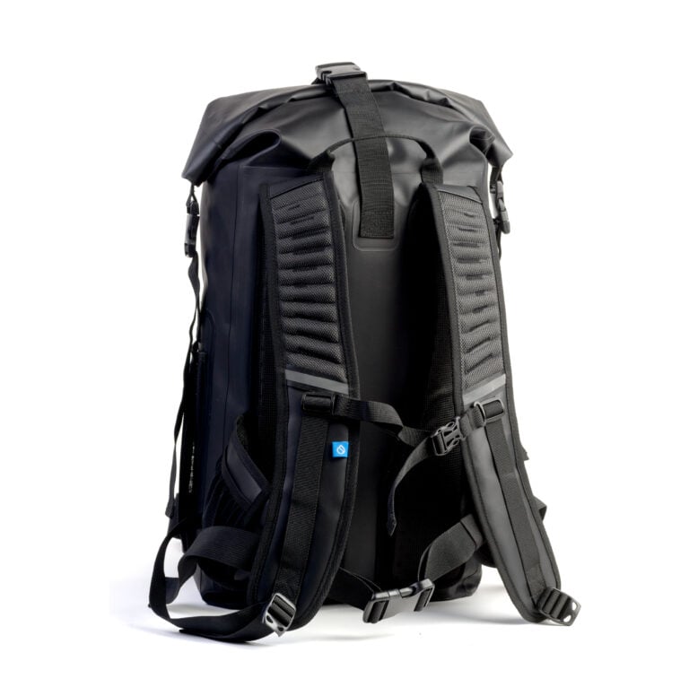 Surflogic Expedition-Dry 40L Waterproof Backpack - Black - Back