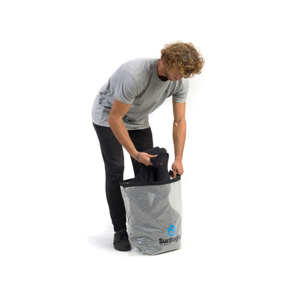 Surflogic Wetsuit Dry Bag - Clear - open