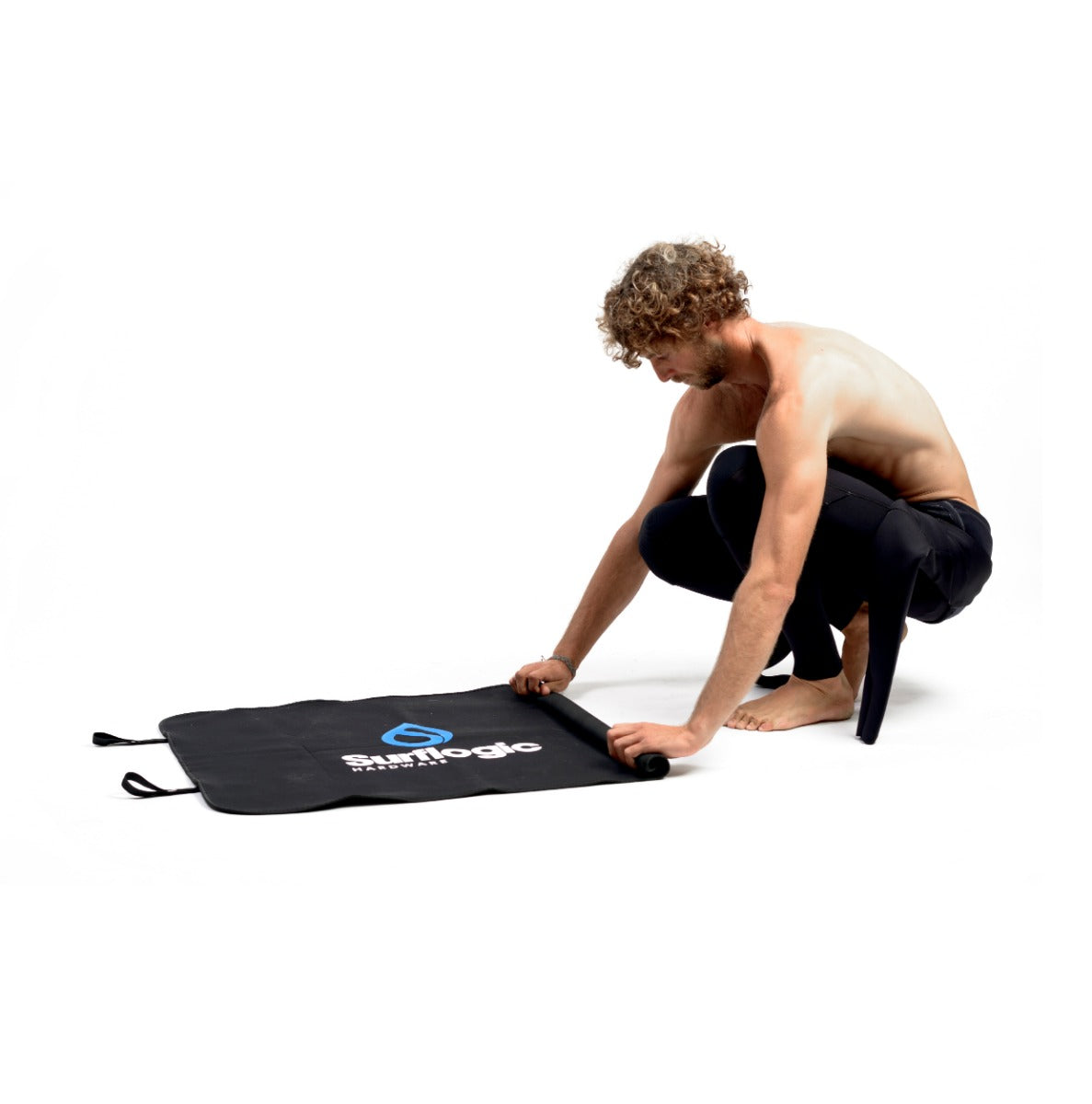 Surflogic Neoprene Mat - Black - fold