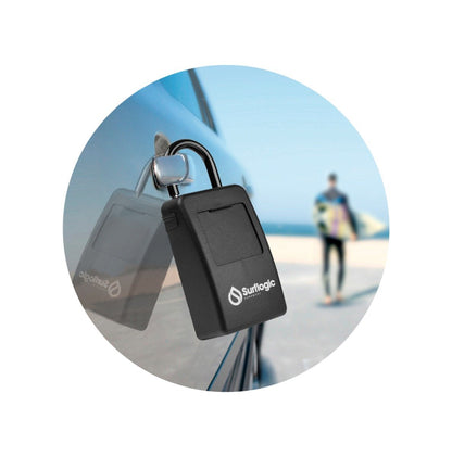 Surflogic Key Safe Led Light Lock - Black - attached
