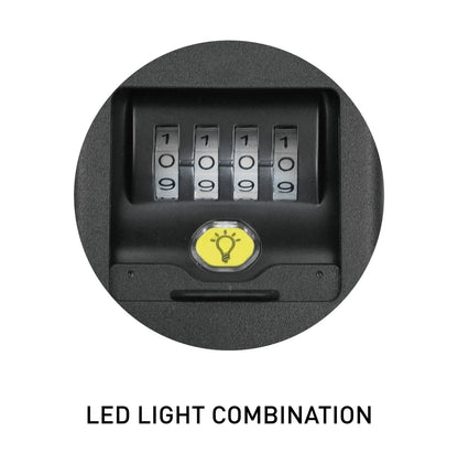 Surflogic Key Safe Led Light Lock - Black - code