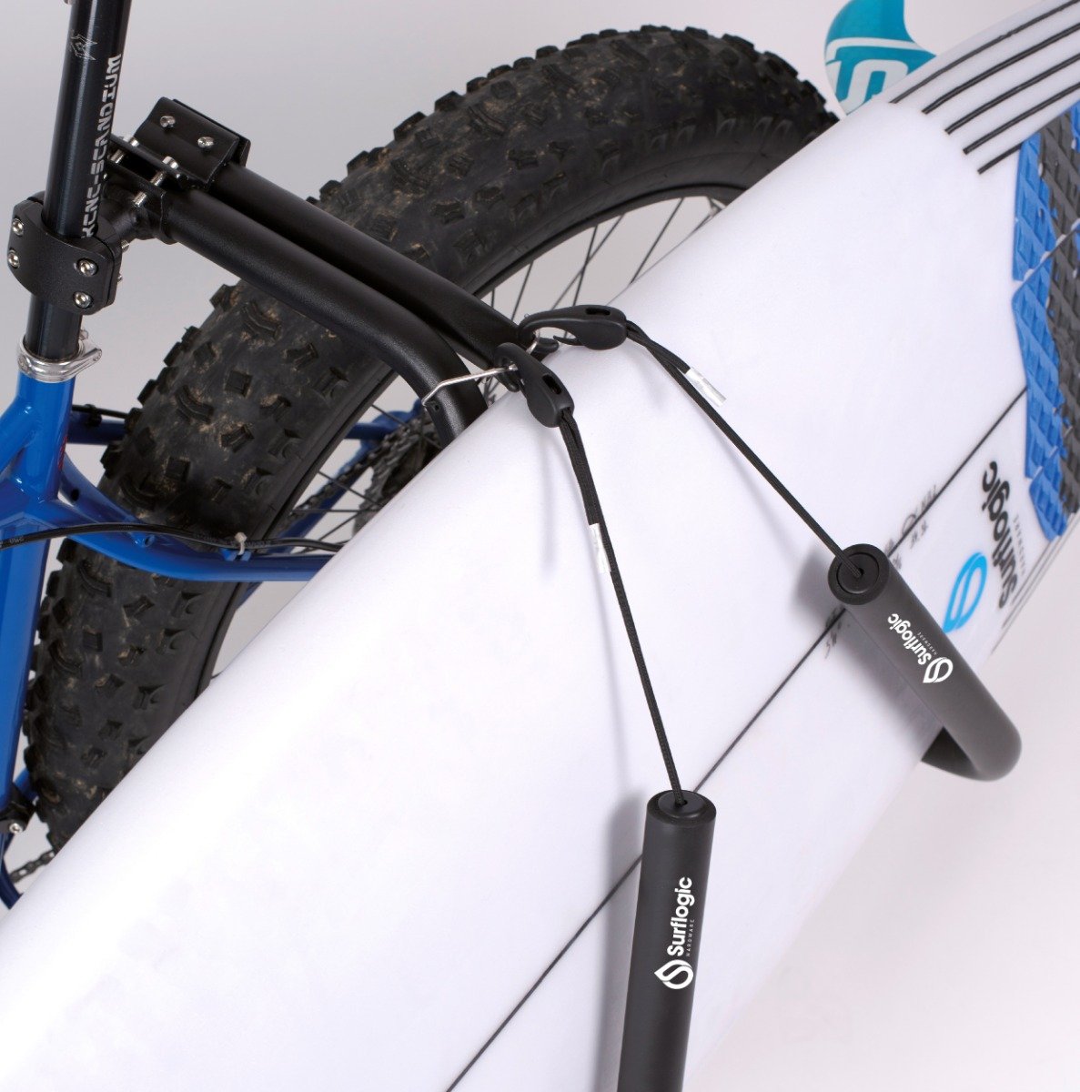Surflogic Surfboard Bike Rack 2021 - strap