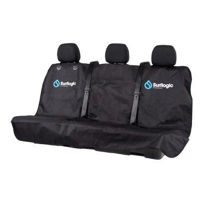 Surflogic Waterproof Triple Car Seat Cover -  Universal Black - Front