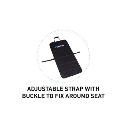 Surflogic Single Waterproof car seat cover -  Universal Black - Buckle Feature