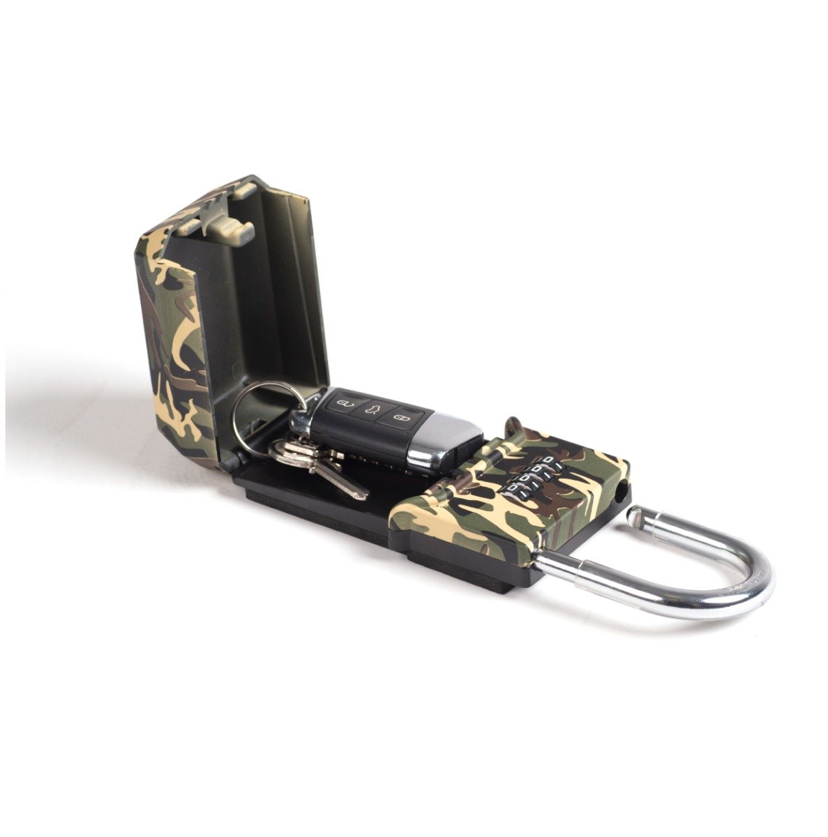 Surflogic Standard Key Safe Lock - Camo - open