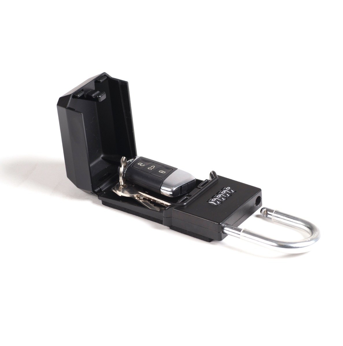 Surflogic Standard Key Safe Lock - Black - open