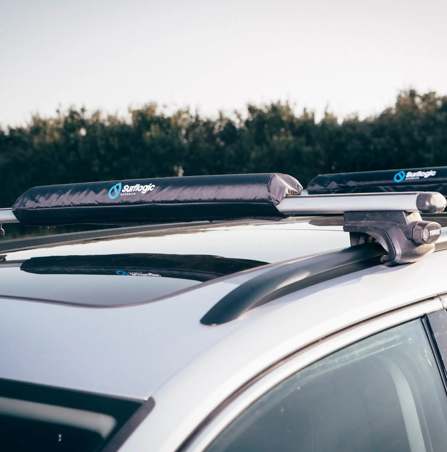 Surflogic Round Roof Rack Pads - 50cm
