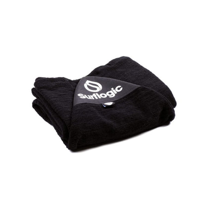 Surflogic Stretch Board 5'8" Surfboard Cover - Black - Folded 