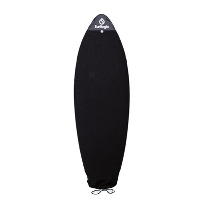 Surflogic Stretch Board 6'0" Fish/Hyrbid Cover - Black - Full View