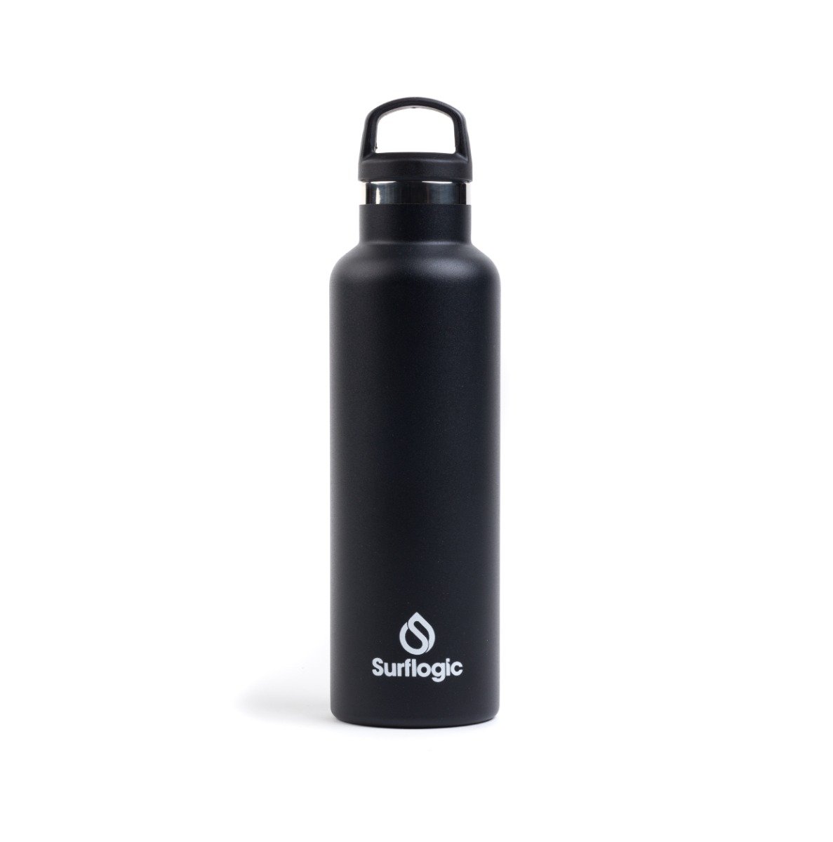 Surflogic Insulated Water Bottle Standard Mouth - 600ml (20oz) Black
