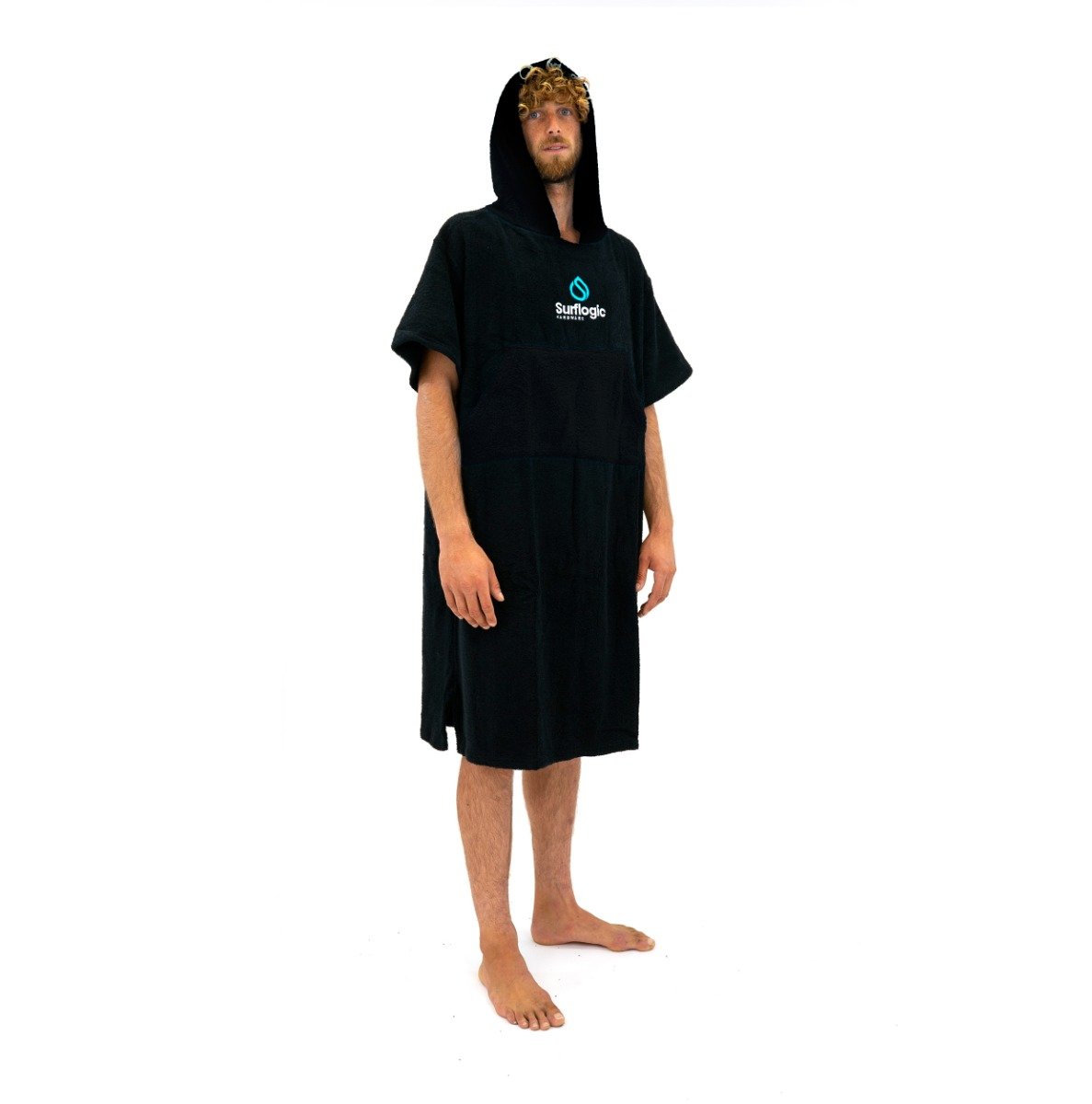 Surflogic Poncho Changing Towel 2021 - Black - side