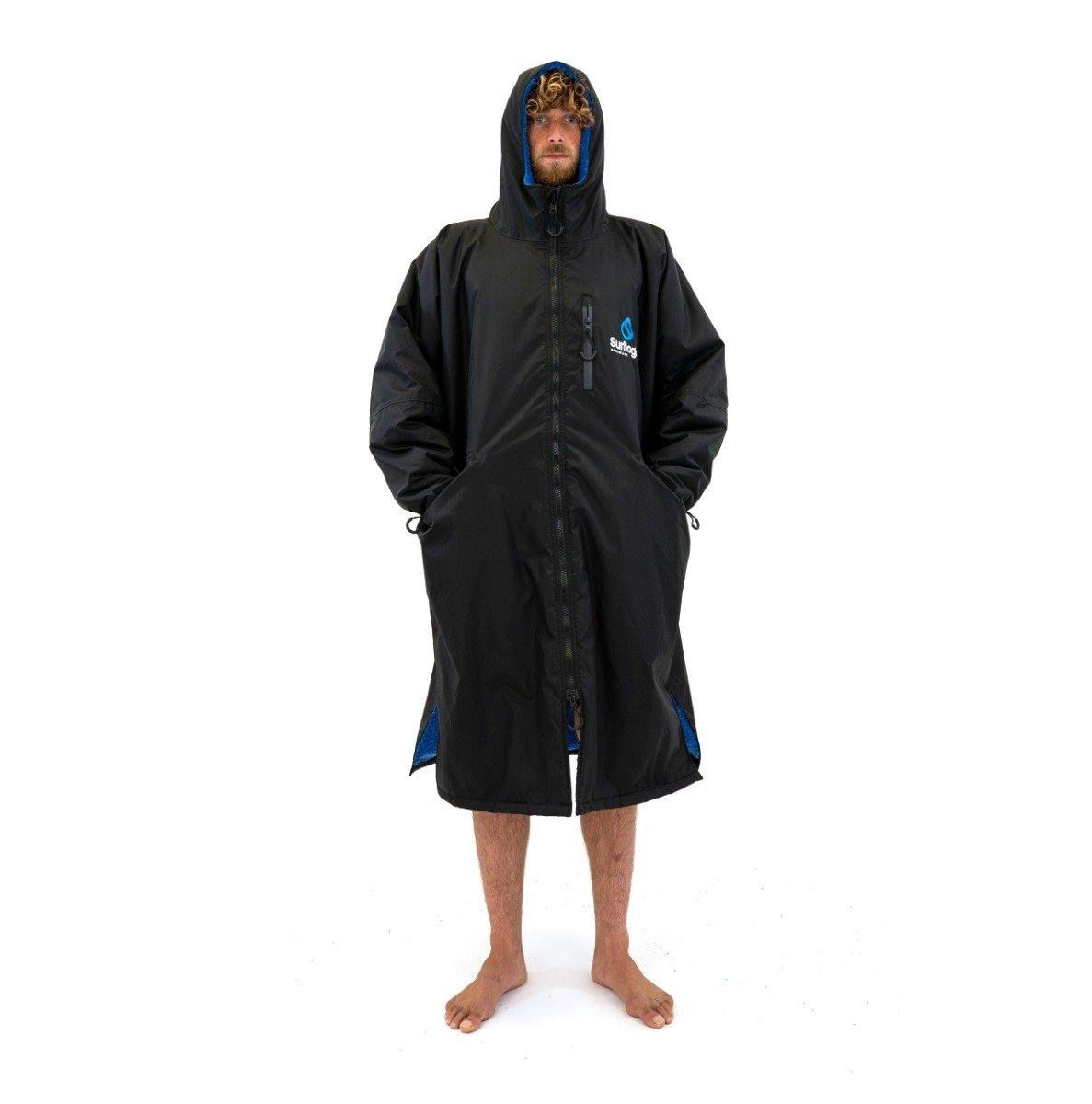 Surflogic Storm Long Sleeve Changing Robe - Black