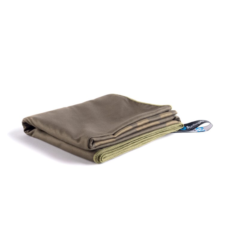 Surflogic Quick-Dry Microfibre Towel - Olive Green - Folded
