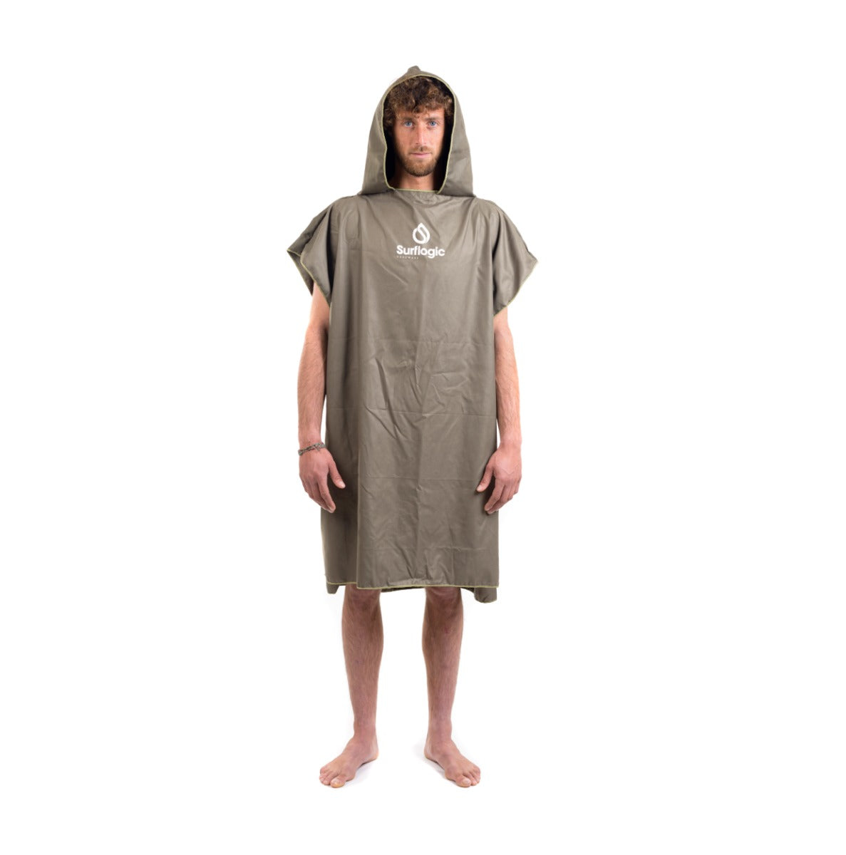 Surflogic Quick-Dry Microfibre Changing Poncho - Olive Green