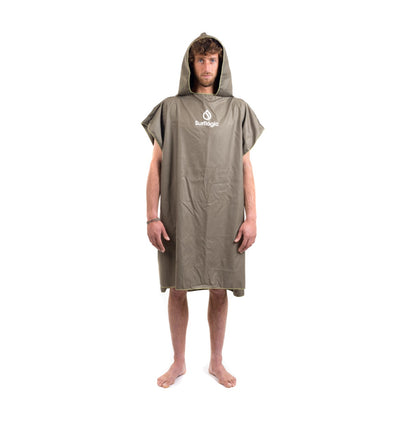 Surflogic Quick-Dry Microfibre Changing Poncho - Olive Green