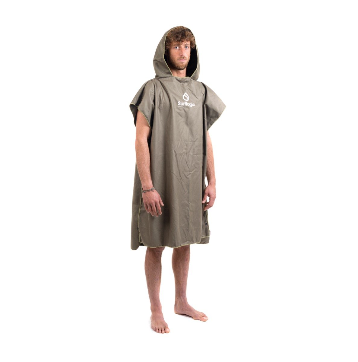 Surflogic Quick-Dry Microfibre Changing Poncho - Olive Green