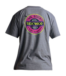 Sex Wax Fluro Tee Shirt - Deep Grey Marl