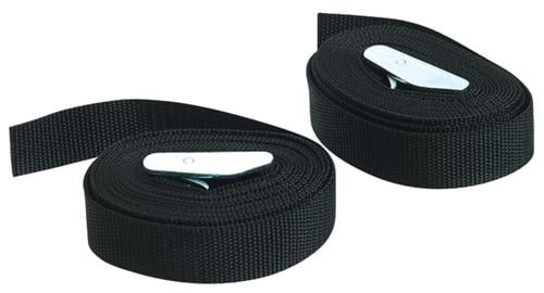 Bulldog Tie Downs in Black - Full View