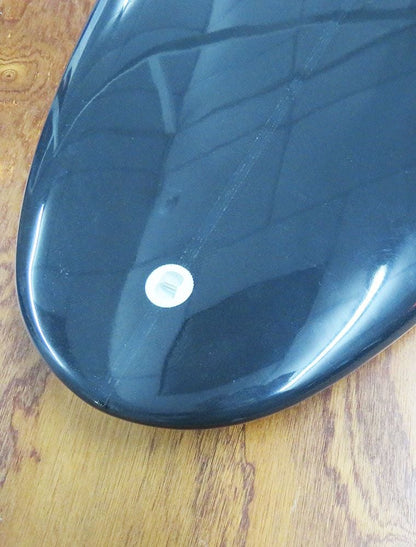 Rebel Mid Length Surfboard - Resin Grey - Tail