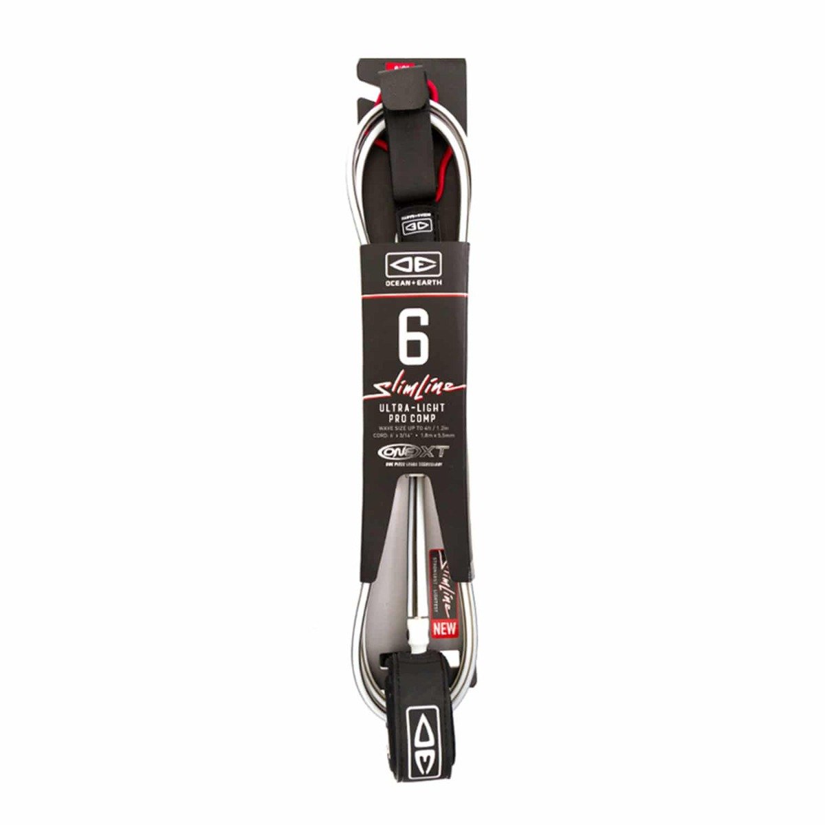 Ocean & Earth 6ft Slim Line One-XT Comp Leash