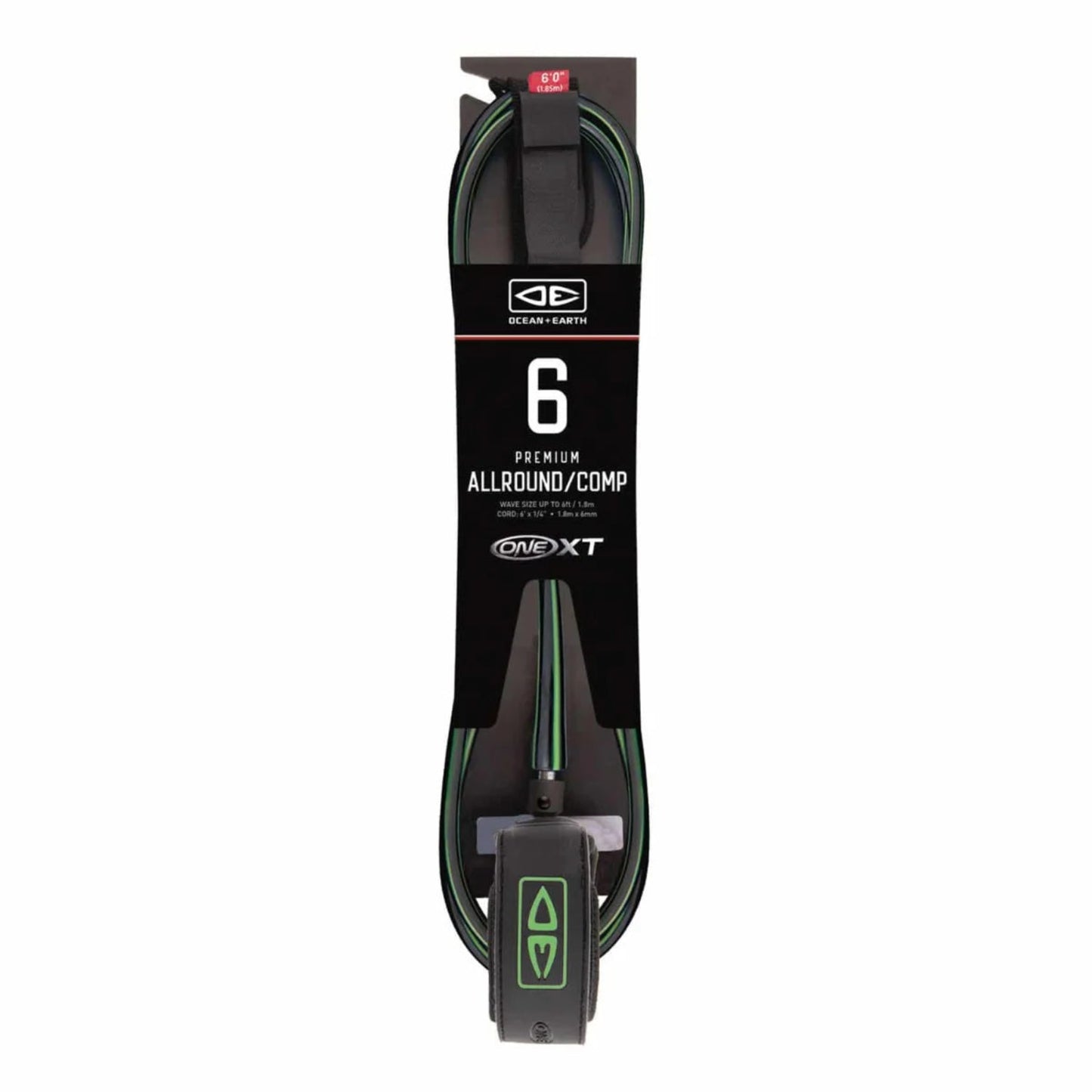 Ocean & Earth OneXT All Round/Comp 6ft 0 Surfboard Leash
