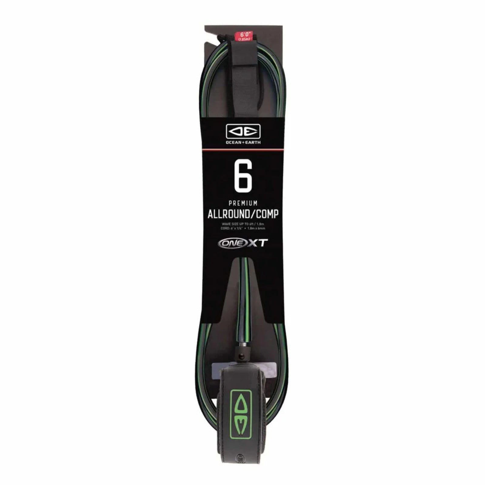 Ocean & Earth OneXT All Round/Comp 6ft 0 Surfboard Leash