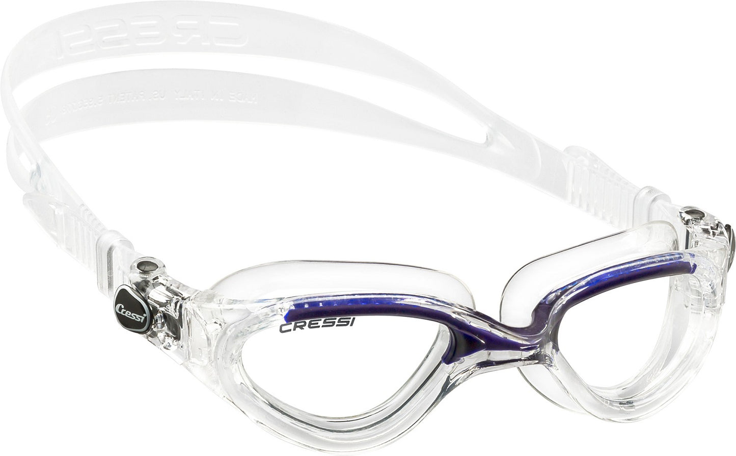 Cressi Flash Mirrored Lens Goggles - Blue