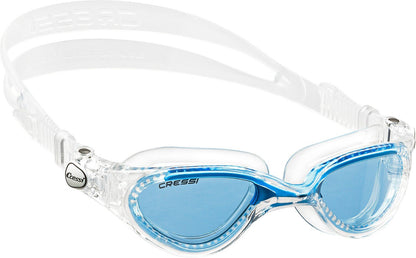 Cressi Flash Clear Blue Azure Swimming Googles 2021 - One Size - Front